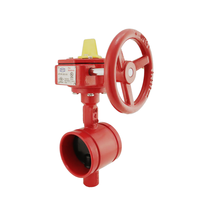 ARITA UL/FM Fire Protection Butterfly Valve 300PSI Groove Type BF28/29 Series