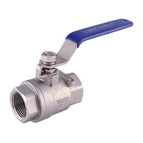 ARITA 2PC Ball Valve, Stainless Steel 304 Full Port 1000PSI for Water, Oil & Gas, NPT