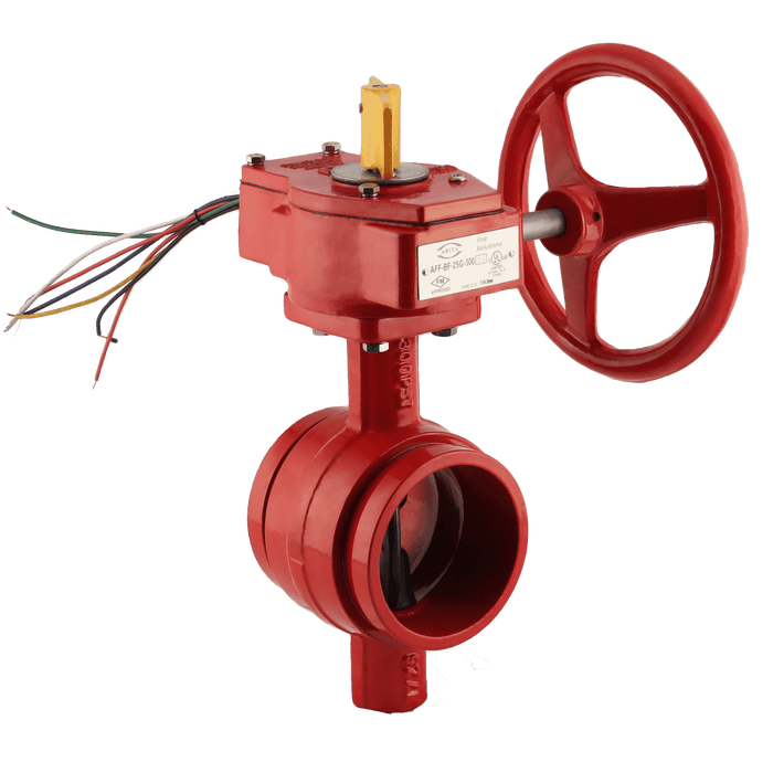 ARITA UL/FM Fire Protection Butterfly Valve 300PSI Groove Type - Unimech