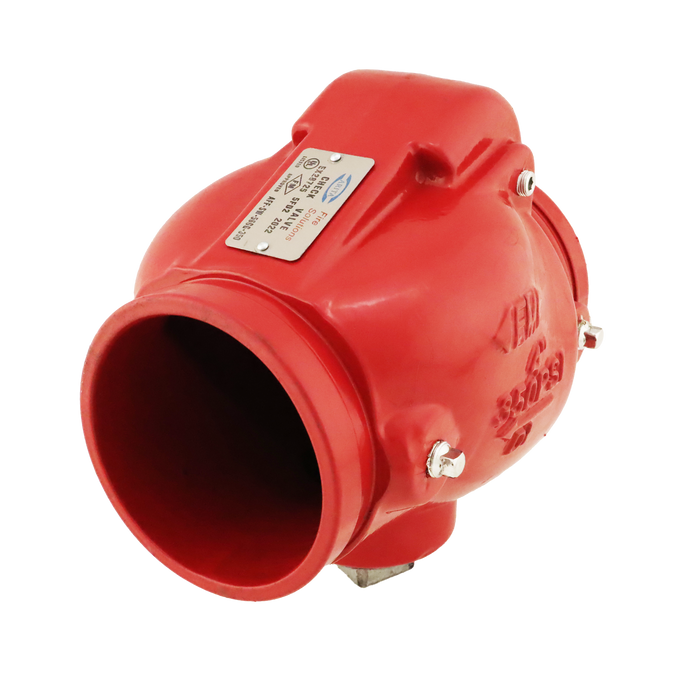 2in Check Valve Fire Riser ARITA UL/FM Fire Protection Riser Check Valve 350PSI Groove End SW56 ...