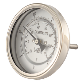 UNIJIN Dial Thermometer T110 Series Back Mount