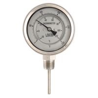 UNIJIN Dial Thermometer T120 Series Bottom Mount