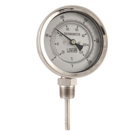 UNIJIN Dial Thermometer T120 Series Bottom Mount