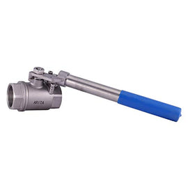 ARITA Spring Return "Deadman" Handle Ball Valve, Stainless Steel 304 Full Port 1500PSI for Water, Oil & Gas, Female NPT