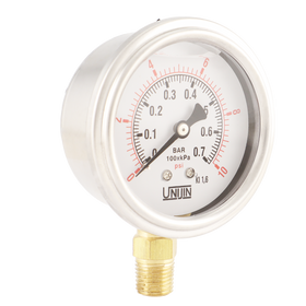 UNIJIN Pressure Gauge P251 Series Oil Filled Bottom Mount